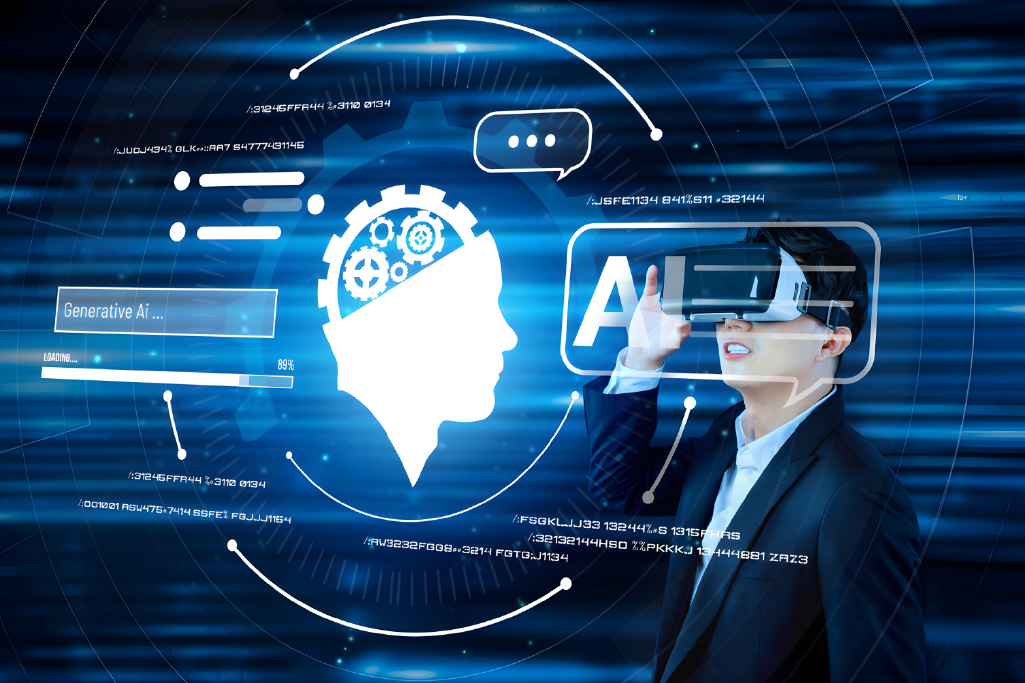 AI Master advanced artificial intelligence training illustration – GAP2Growth